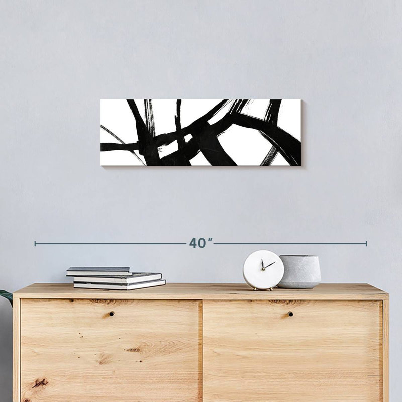 «Black Ink Steaks V», reproduction sur toile, H 8 po x l 24 po x P 1 po