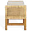 Banc en bois de teck Cryslene