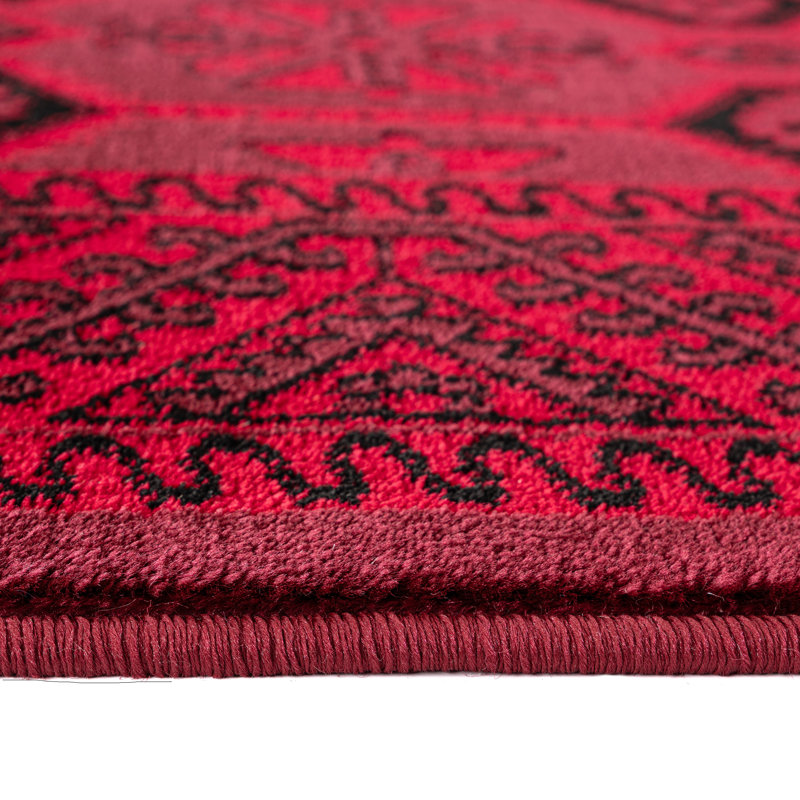 Floral Area Rug, Rectangle 80 x 150 cm