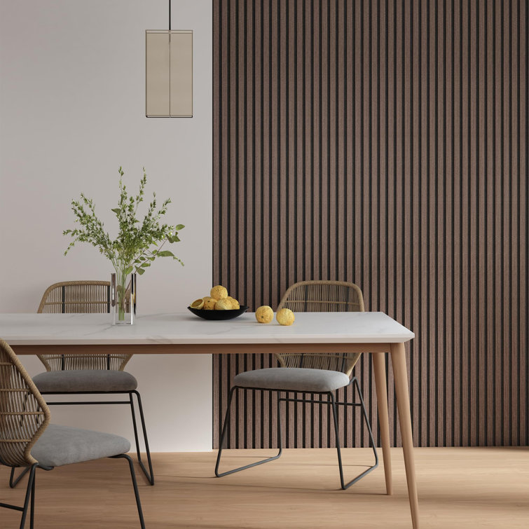 e-Joy 106 x 12.6 Acoustic Slat Wood Wall Panels & Reviews