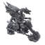 Figurine motard dragon sur squelette