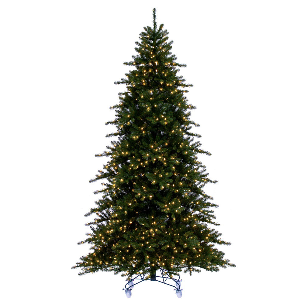 The Holiday Aisle® Glenise 7.5' Lighted Pine Christmas Tree | Wayfair