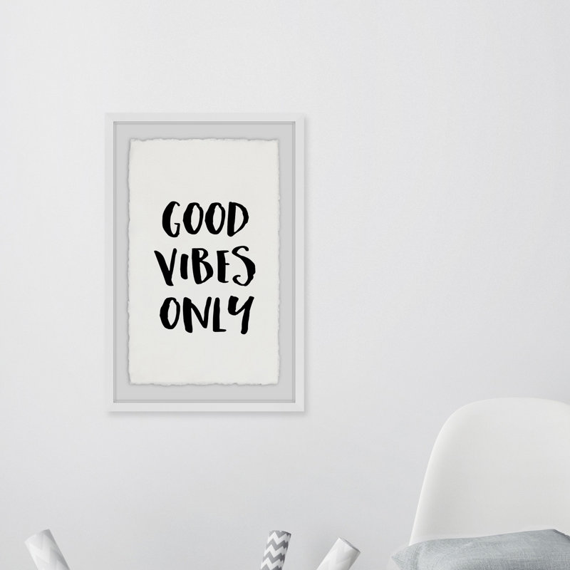 Strinko «Good Vibes Only VIII», reproduction encadrée, H 30 po x l 20 po x P 1,5 po