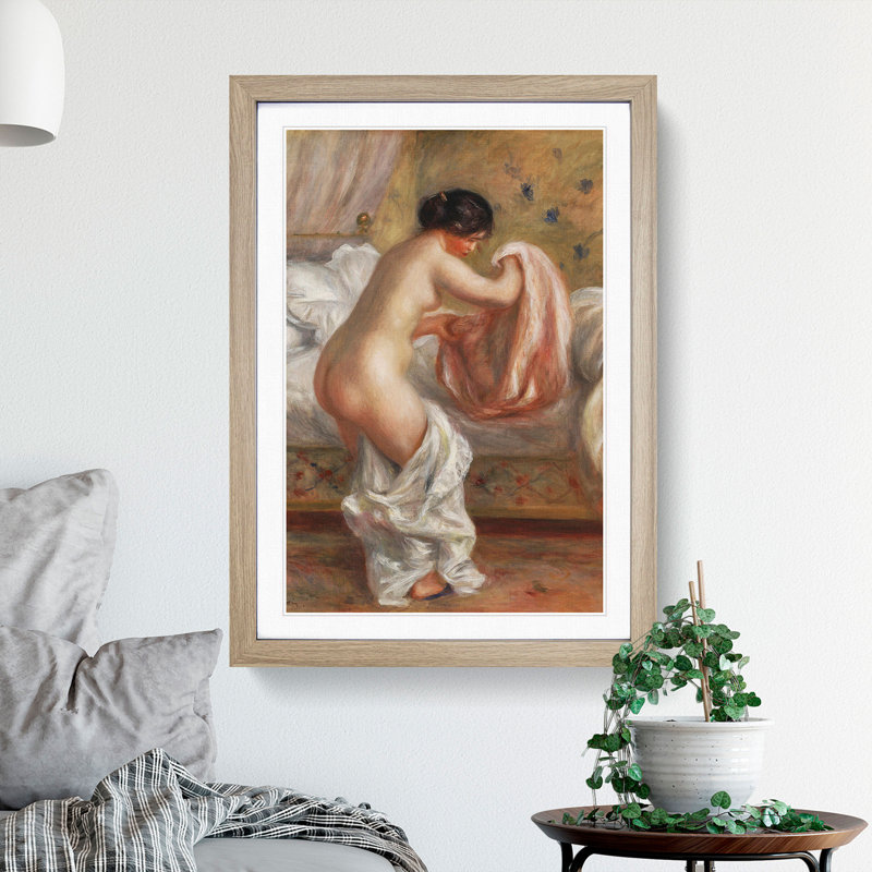 Rising - Picture Frame Graphic Art, 65cm H x 48cm W x 2cm D, Oak Framed