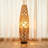 Wabi-Sabi Style Wrought Iron & Hemp Rope Floor Lamp
