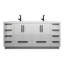 Meuble-lavabo autoportant avec lavabo double 70,8 po Carla-500595071-500595064
