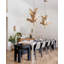 Lustre 9 lumières feuille de bananier - Doré / bordure foncée-49634721