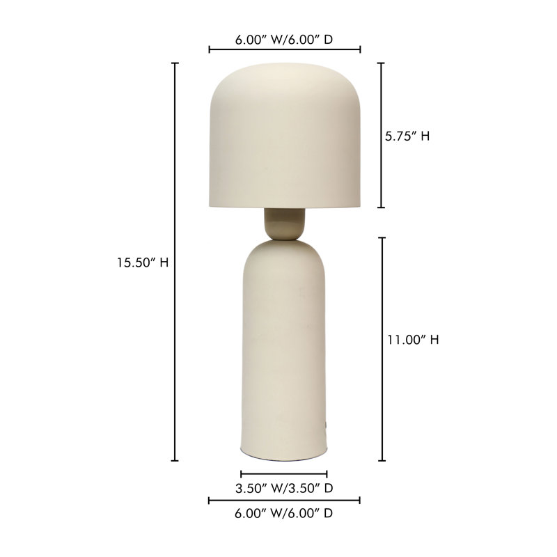 Echo Table Lamp, Cream