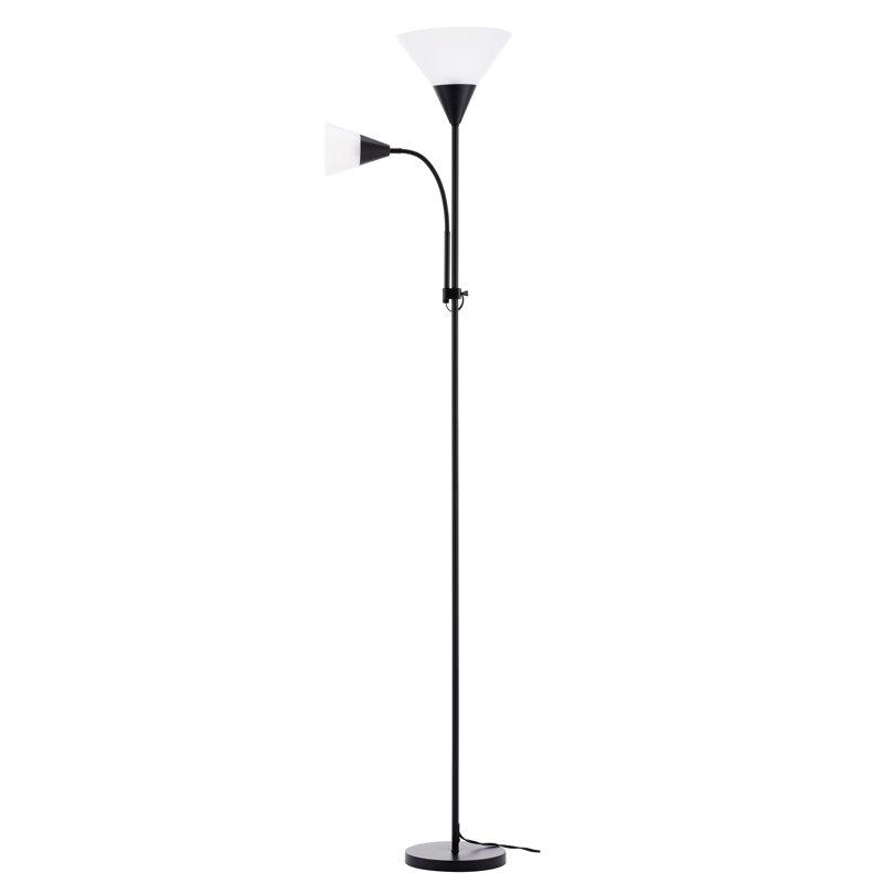 71.3'' Tochiere Floor Lamp with 2-Light for Living Room, Black