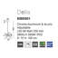 5 - Light Chrome LED Geometric Pendant