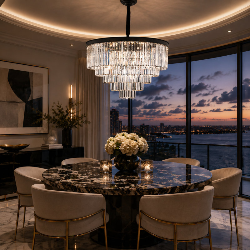 Allure 21-Light Round LED Chandelier