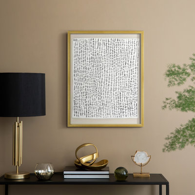 Abstract XCII Framed Print - Ready To Hang - Made in USA