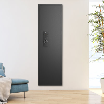 53" In Jewellery Safe With Dual Alarm - Touch Screen, Theft, Adjustable Shelves   Wall Mounted Passport Secure,