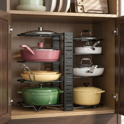 Steel Countertop / Cabinet Pot Rack