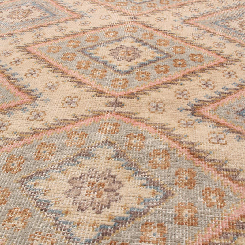Distressed Homage Hand Knotted Wool Oriental Area Rug, Rectangle 8' x 10'
