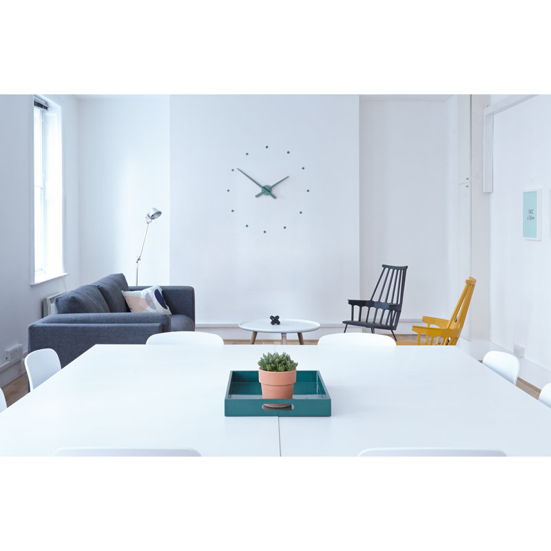 OJ Analog Wall Clock, Ultramarine, Large