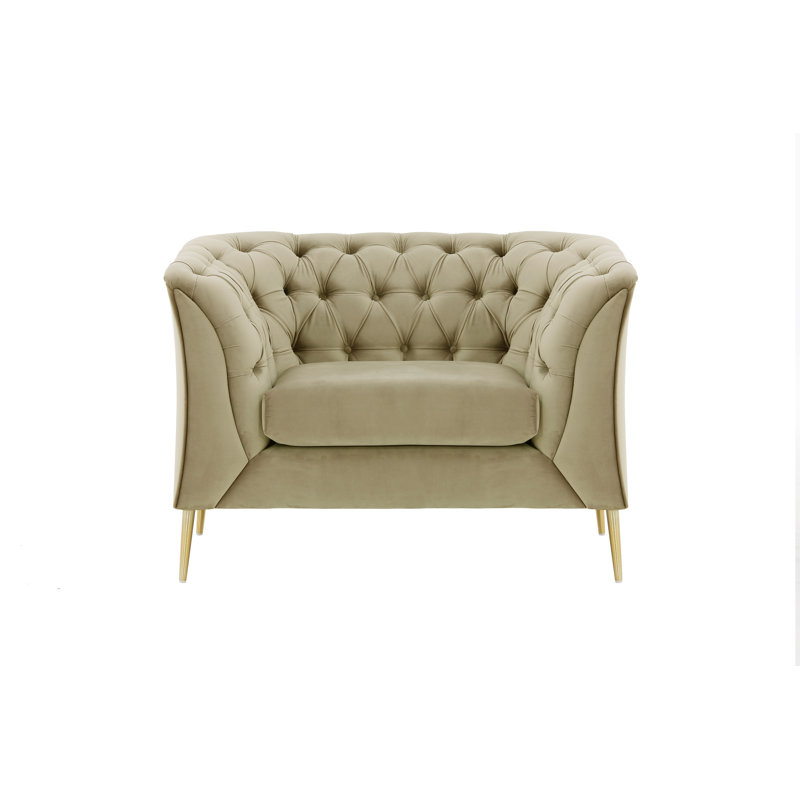 Ranae Upholstered Chair And A Half, Cream