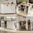 Fluted Kitchen Island with Drop Leaf-382546422