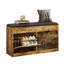 Banc de rangement pour chaussures 39 po avec 2 tiroirs rabattables et plateau caché-2049283713