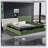 Green Full / Double Bed