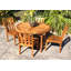 Chaise d'appoint de patio Claris