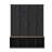 Farmhouse Hall Tree with 4 Hidden Hanging Hooks, Versatile Walnut Seating Bench with 8 Doors-252112163