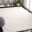 Tapis de couleur unie à poils longs touffeté à la main Victorino Performance-23047037