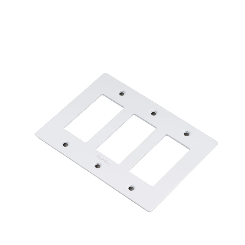 3G Plate / Logo, White