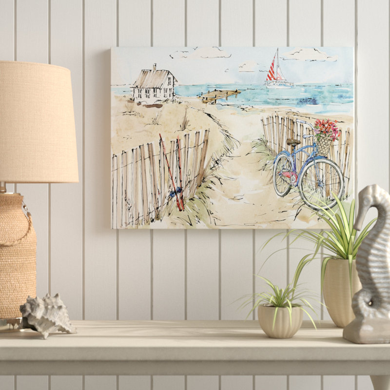 « côtier catch v », reproduction sur toile tendue, H 24 po x l 32 po x p 2 po