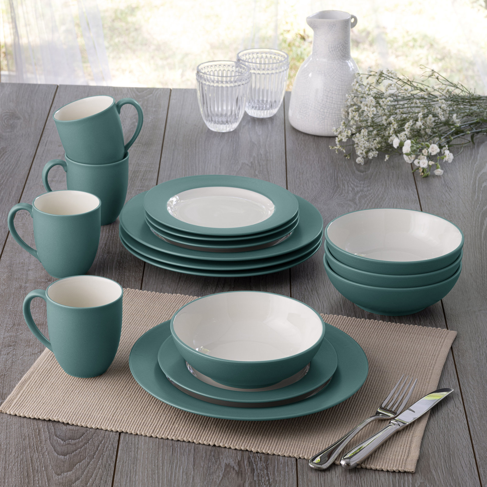 Colorwave 11" Dinner Plate, Turquoise