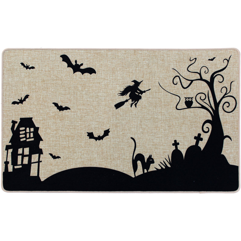 Tapis rectangulaire avec envers antidérapant, Rectangle 1 pi 6 po x 2 pi 6 po