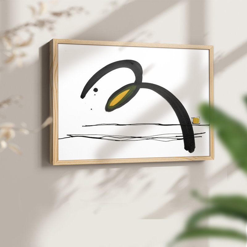 «Think About It I», impression encadrée, H 8 po x l 10 po, Naturel