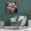 Art mural sur toile tendue - «Autumn Escape» de Cody Hooper pour décoration de salon, de chambre à coucher ou de bureau - 35 x 35