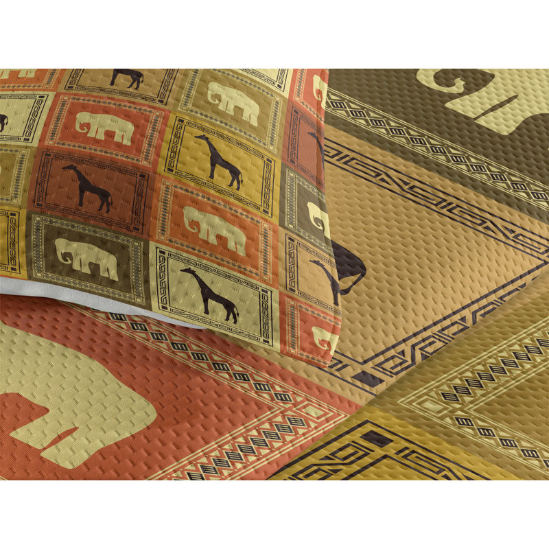 Polyester Coverlet, King Bedspread + 2 Shams