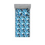 Blanc, bleu doux / floral