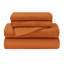 Ensemble de draps en flanelle de coton standard de couleur écaille de tortue unie Superior-22182434-22182427
