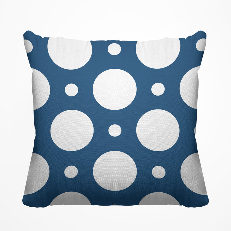 Housse et insert de coussin extérieur carré Fisk, Pigeon bleu, 19 po x l 19 po
