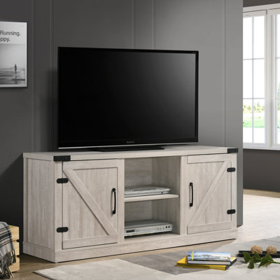 58" Wide TV Stand With 2 Open Shelves And 2 Cabinets (TV Stand) by Ophelia & Co.