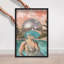 Oliver Gal Swim in Disco Jungle Fashion and Glam - Diamond Dust Framed Shadowbox Art-1053785633-1053785639