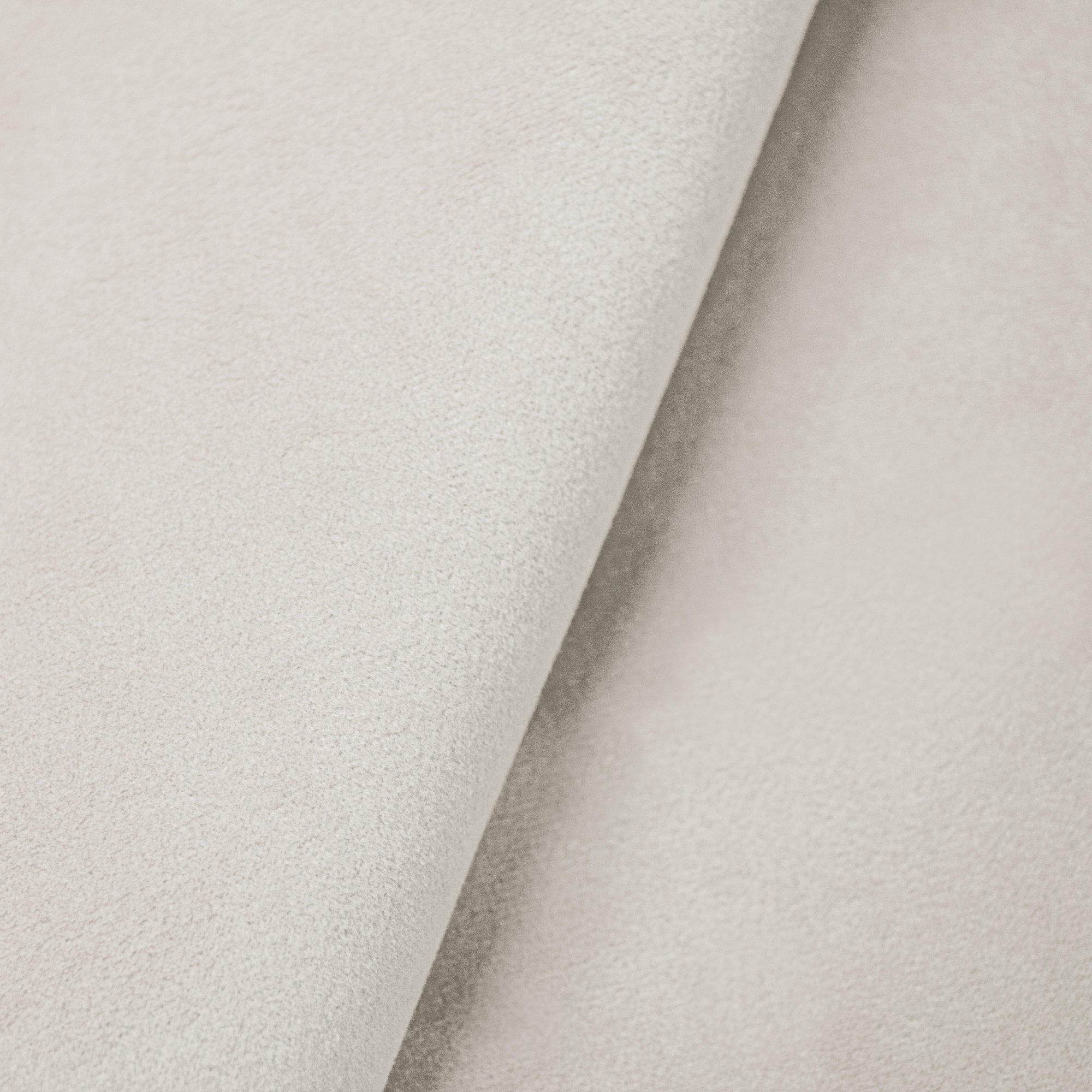 Orlando Upholstered Ottoman, Bella Light Gray Performance Velvet