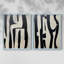 Série ABSTRACT DCXLV - Reproduction encadrée de qualité supérieure - prête à être accrochée - aucun clou requis - aucun clou requis-108031132-108031142