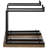 Tabletop Wine Glass Rack in Black/Dark Brown-1378249707