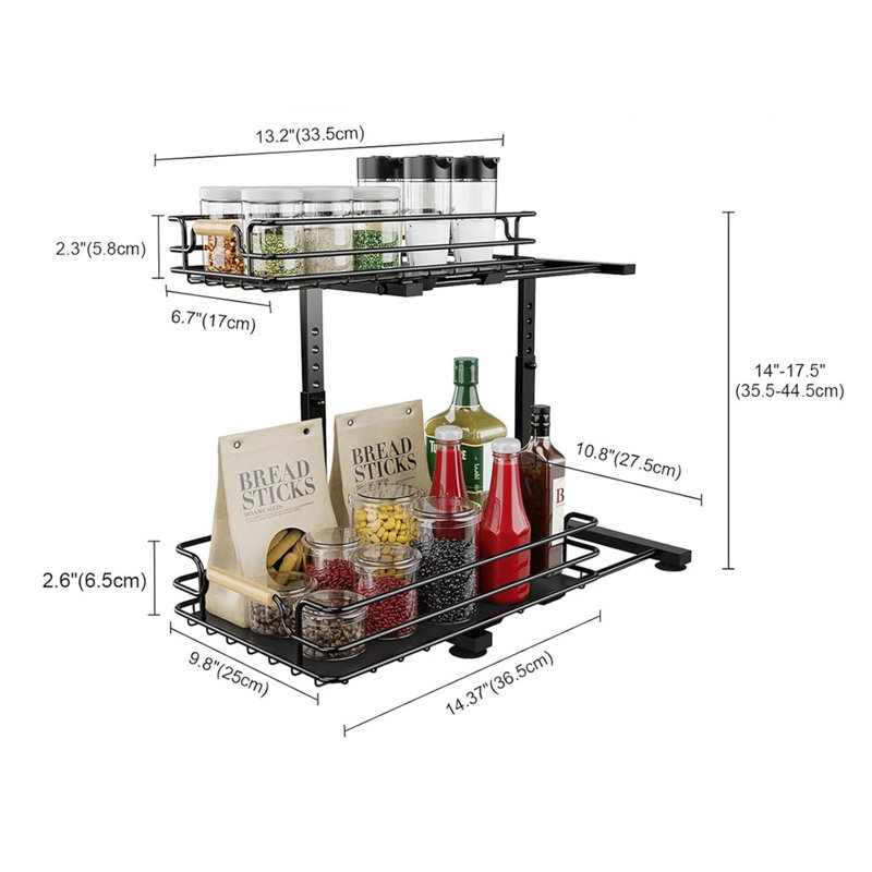 Stainless Steel Under Sink Organizer