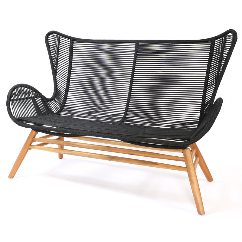 Jonina Wicker Bench