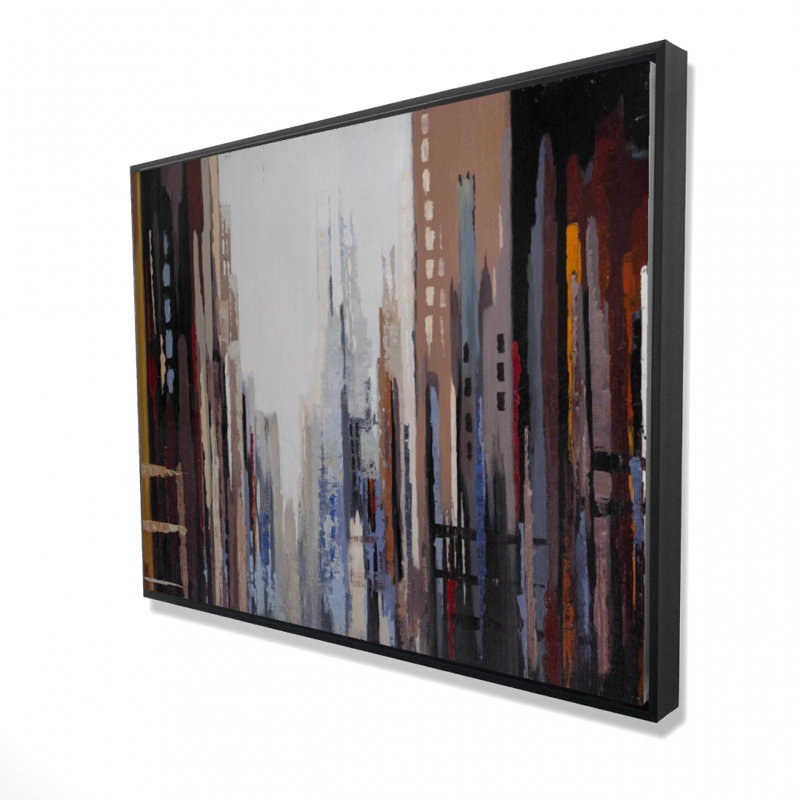 Abstract Buildings Print On Canvas