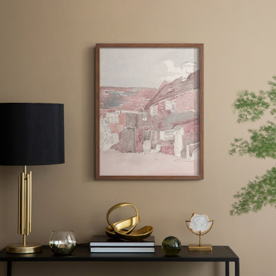 «Vintage Landscape», reproduction encadrée CL XXXV - bois massif