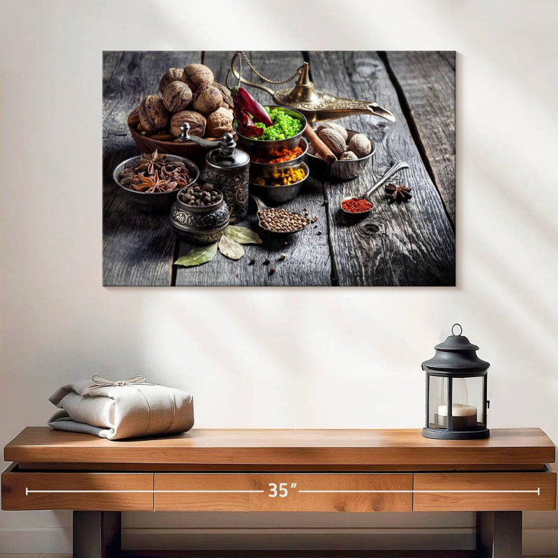 Yarlin Turkish Spices And Herbs, 16" H x 24" W