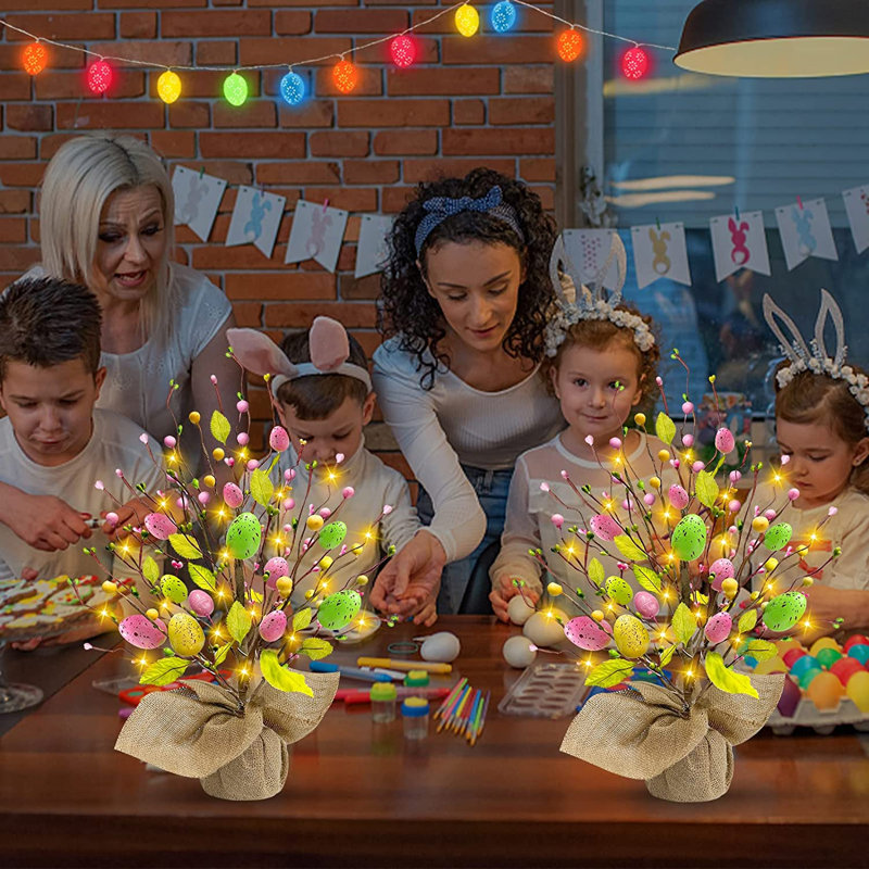 Easter Eggs Tabletop Tree Set