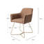 Dashall 123.19cm H Polyester Upholstered Metal Armchair-172133215-172133541