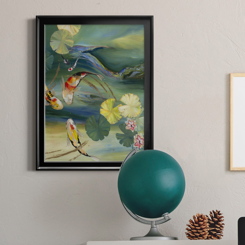 Toile encadrée de qualité supérieure «A MOMENT IN TEMPS», H 22,5 po x l 30,5 po x P 1,5 po, Toile avec cadre noir
